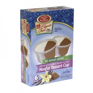 Dessert Cup sugar free Vanil /Choco 